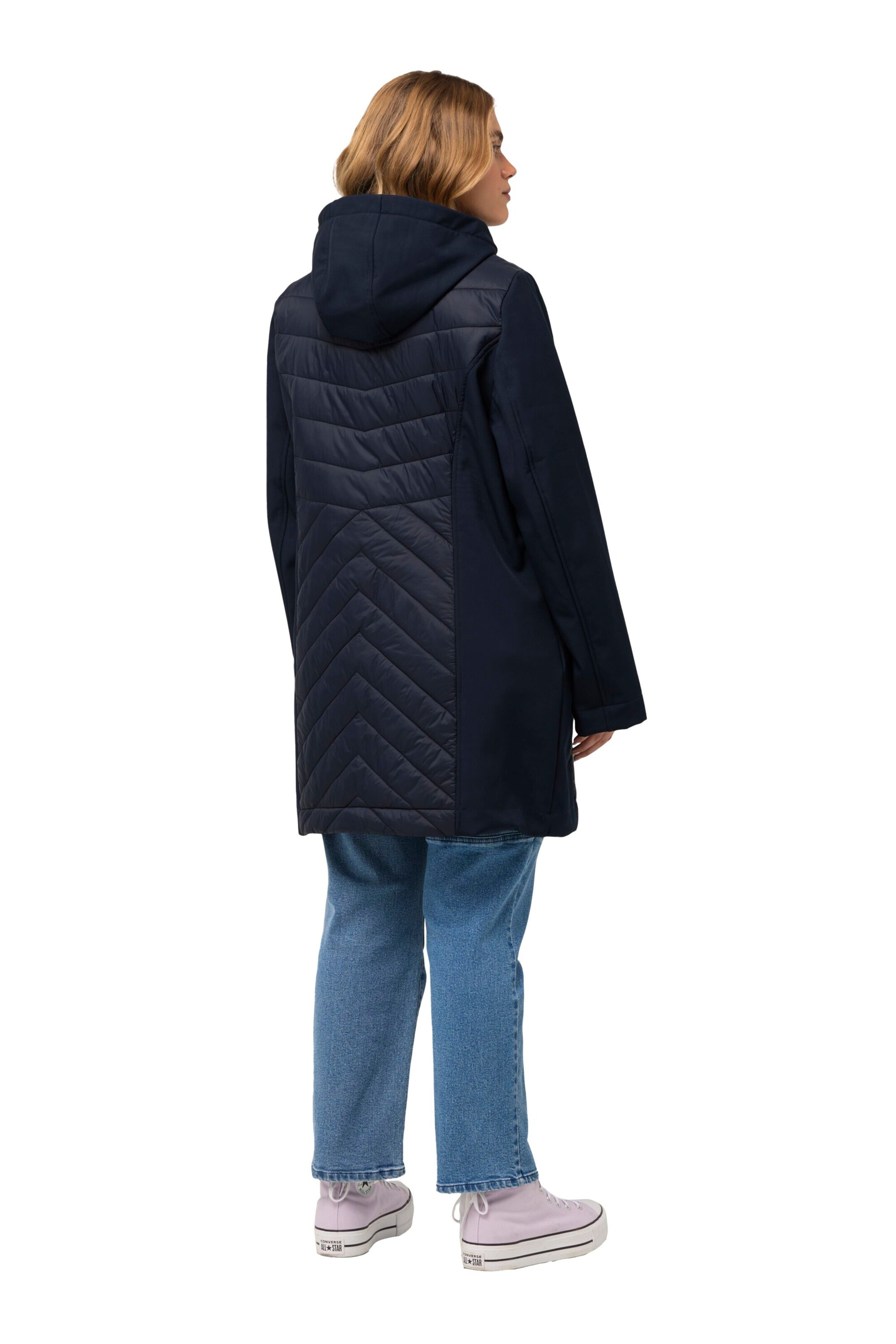 Ulla Popken Functionele jas in Blauw