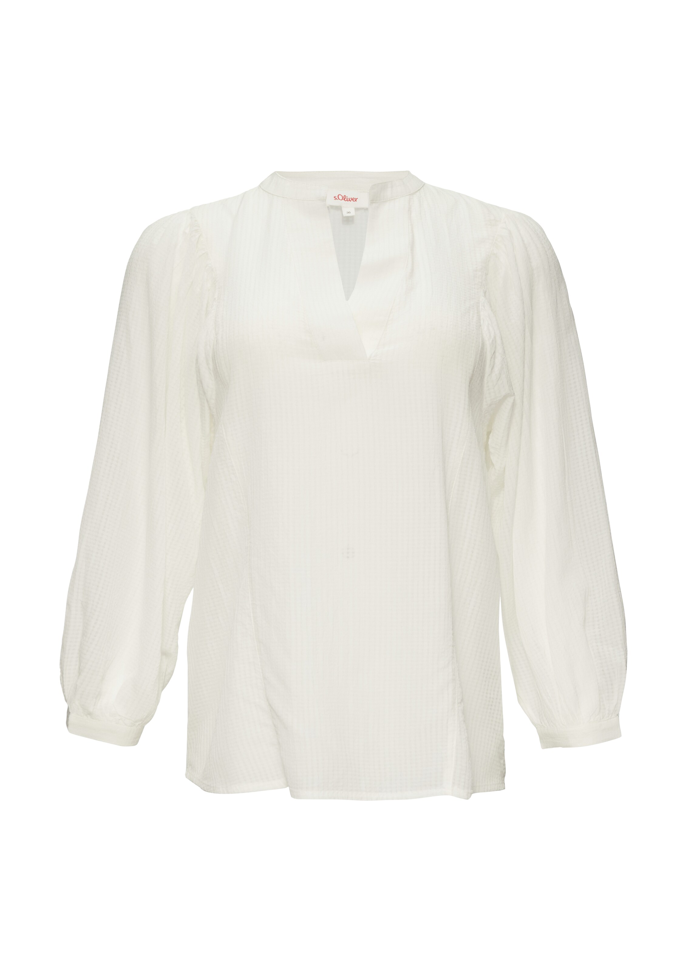 s.Oliver Bluse in Weiß: Vorderseite