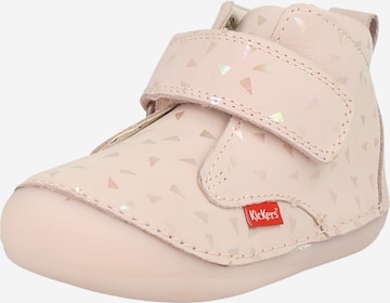 Kickers Обувки за прохождане 'SABIO' в розово: отпред