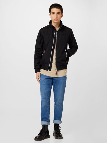 INDICODE JEANS Between-season jacket 'Ivano' in Black