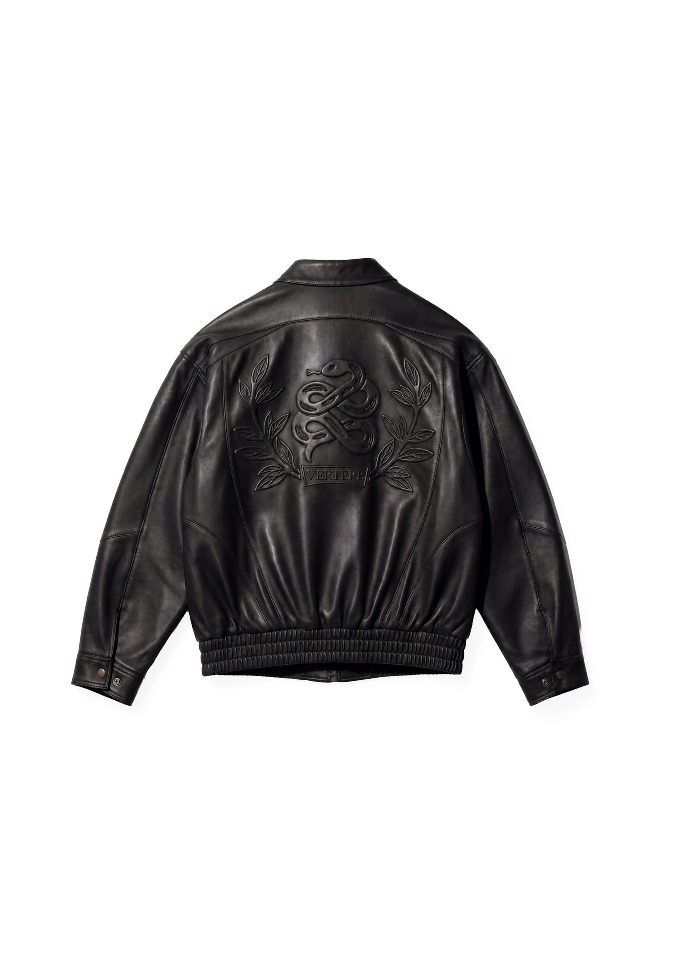 Veste mi-saison Vertere Berlin en noir : derrière