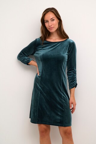 Cream Dress 'Pativa' in Blue: front