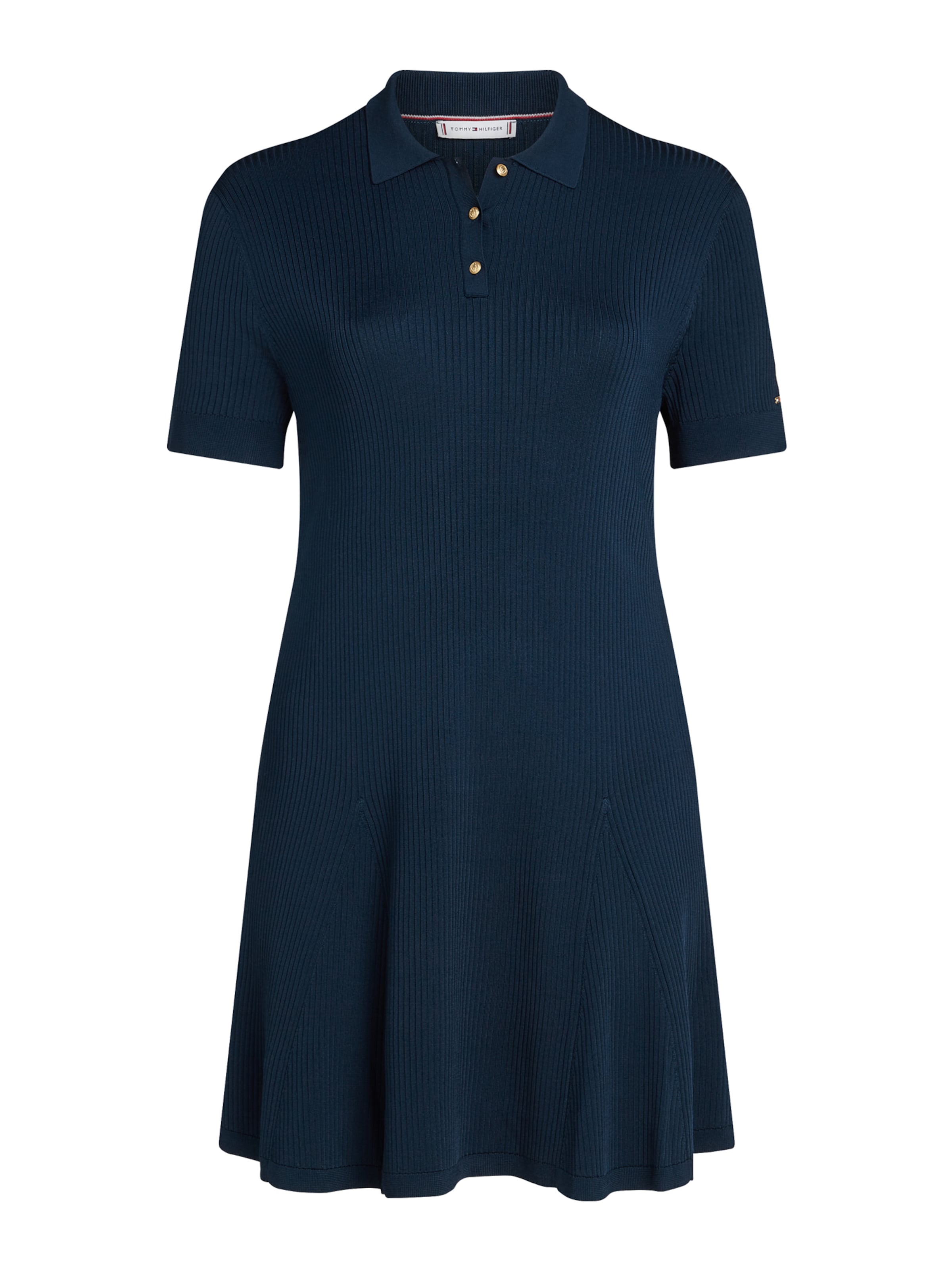 Tommy Hilfiger Curve Pletené šaty - Modrá: predná strana