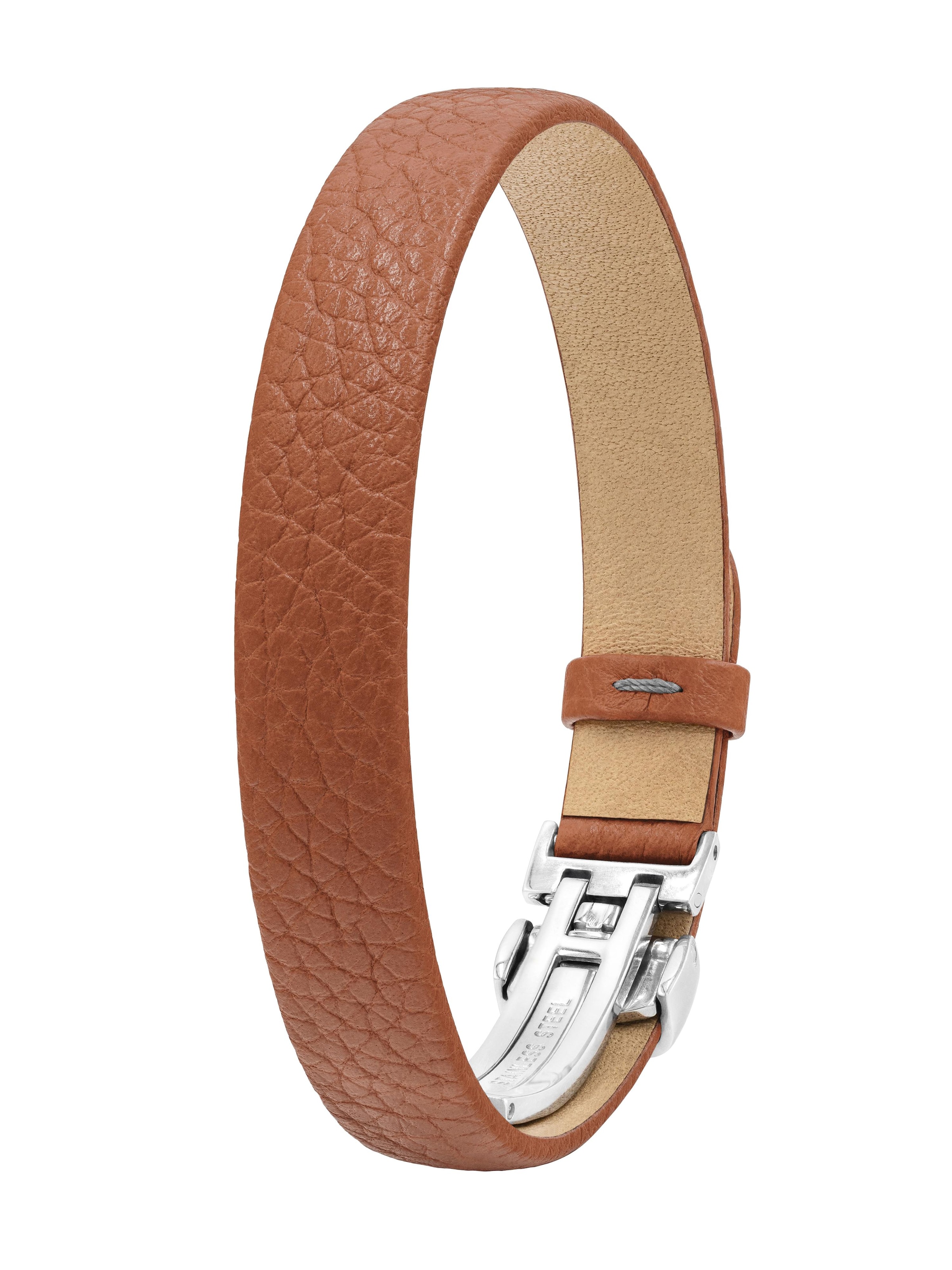 NiMa Atelier - Pulsera 'SETH' en marrón: frente