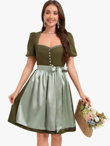 Yesfashion Dirndl w kolorze zielony
