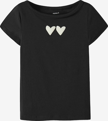 NAME IT Shirt 'NKFLIMO' in Black: front