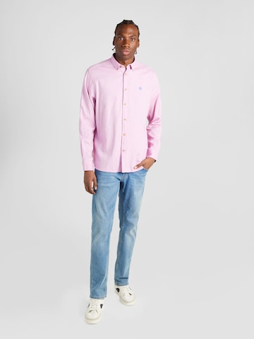 Springfield Regular fit Overhemd in Roze