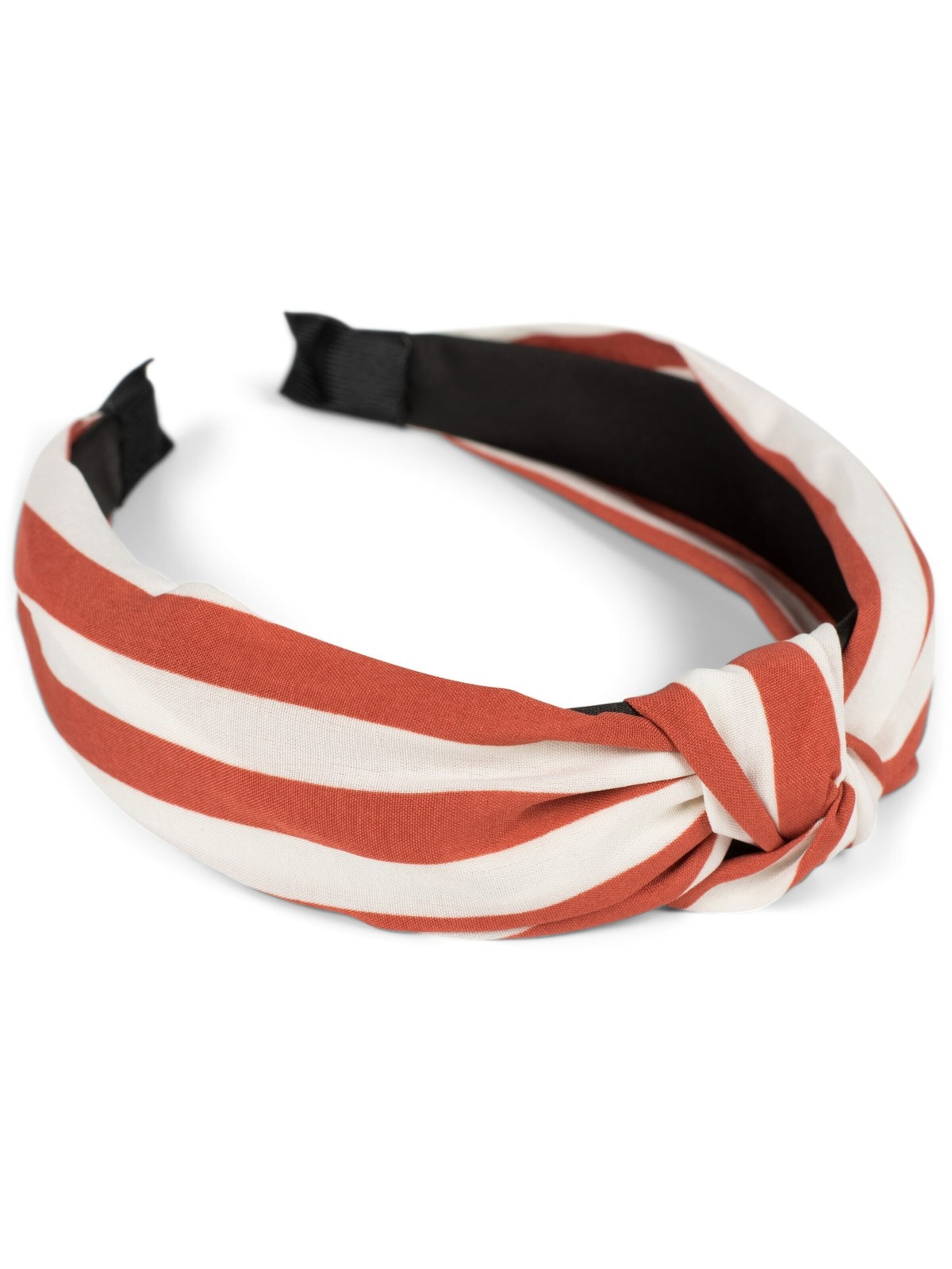 styleBREAKER Hair jewelry 'Haarreif mit Streifen Muster' in Brown: front