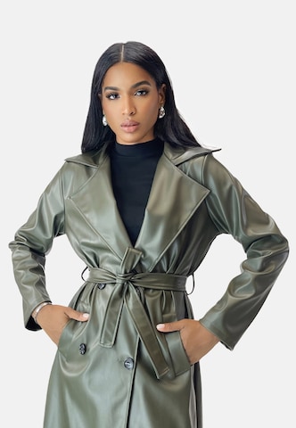 Cappotto di mezza stagione di Elara in verde