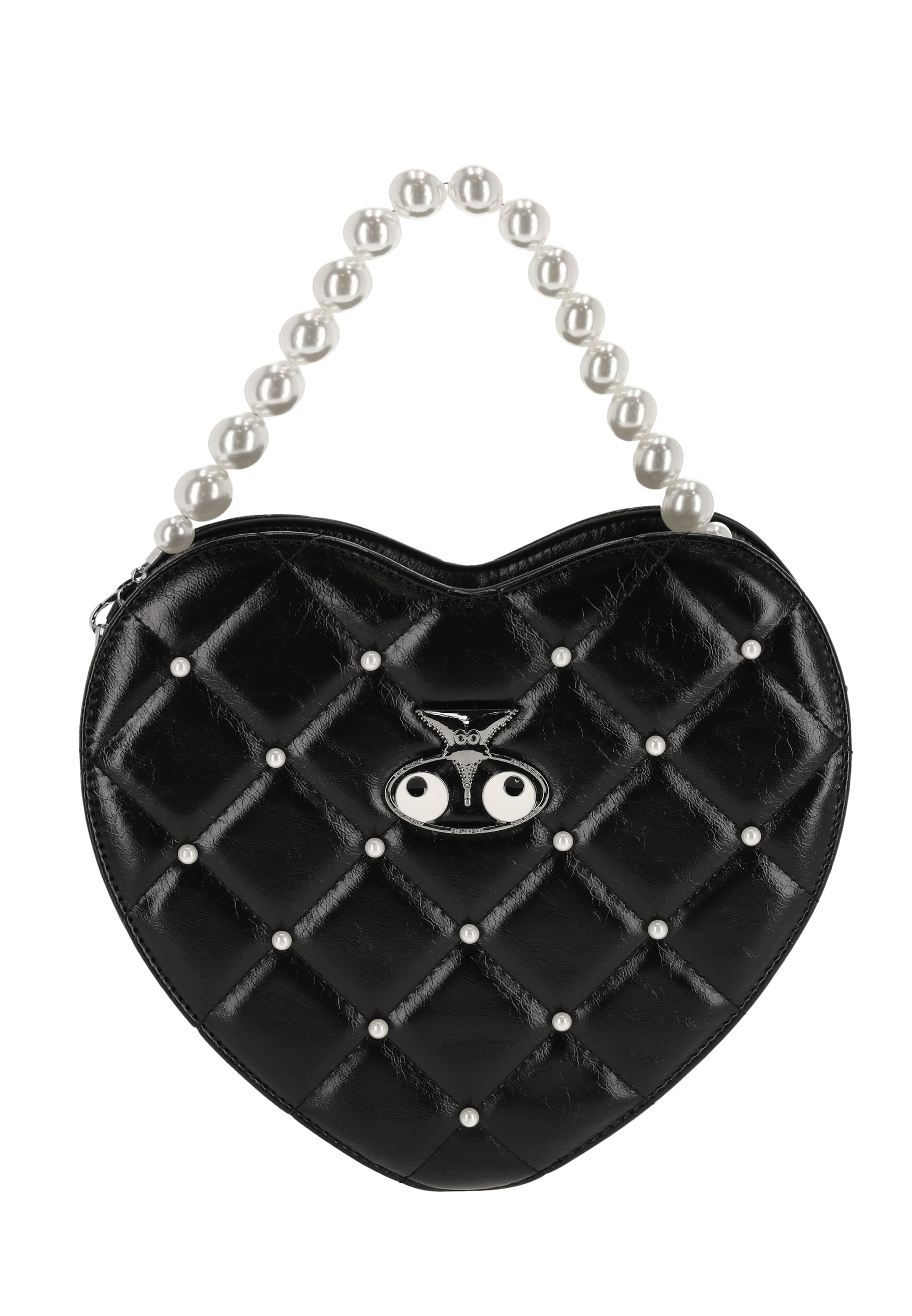 MYMO - Bolso de mano en negro: frente