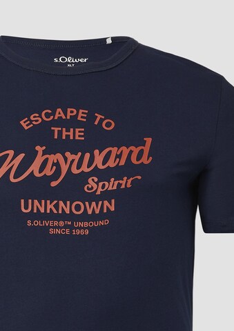 s.Oliver T-Shirt in Blau