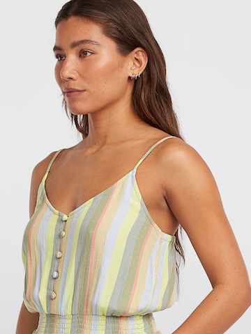 O'NEILL Комбинезон 'Thin Strap Buttoned Romper' в Зеленый