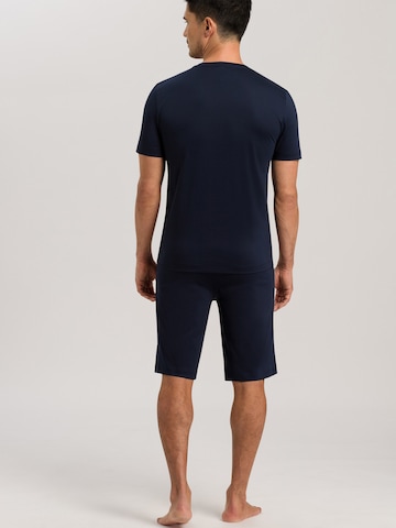 Hanro - Pijama curto 'Night Selection' em azul