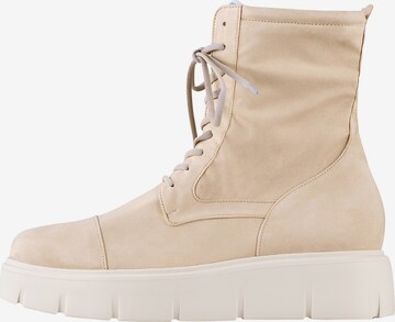 Högl Lace-Up Ankle Boots 'VSN 54 VEG' in Beige: front