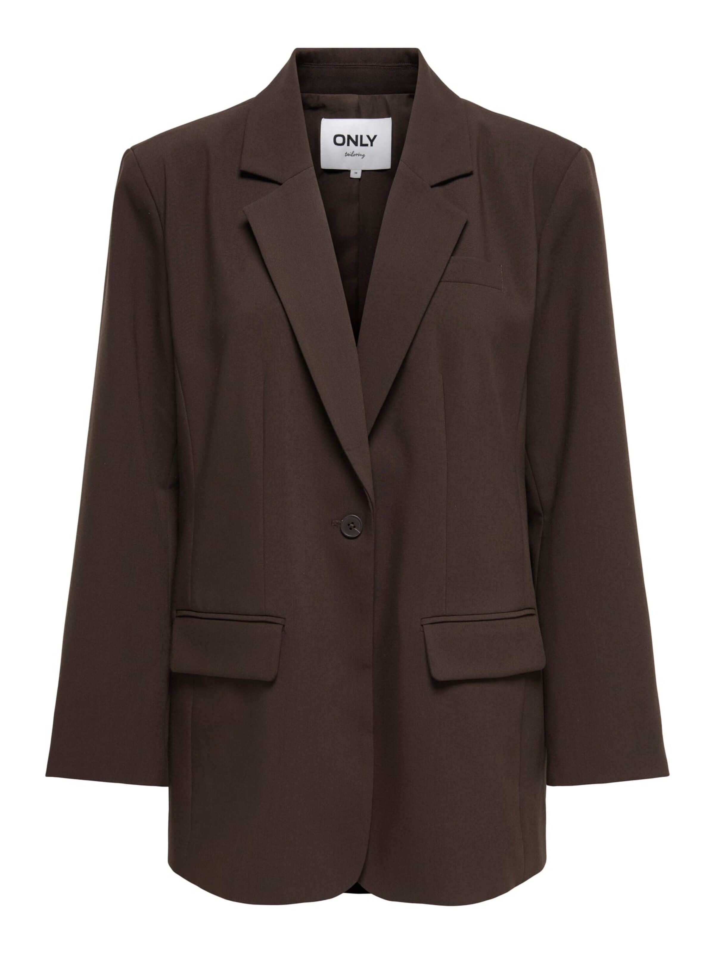 ONLY Blazer 'ONLLINDA-RAVEN' in Brown: front