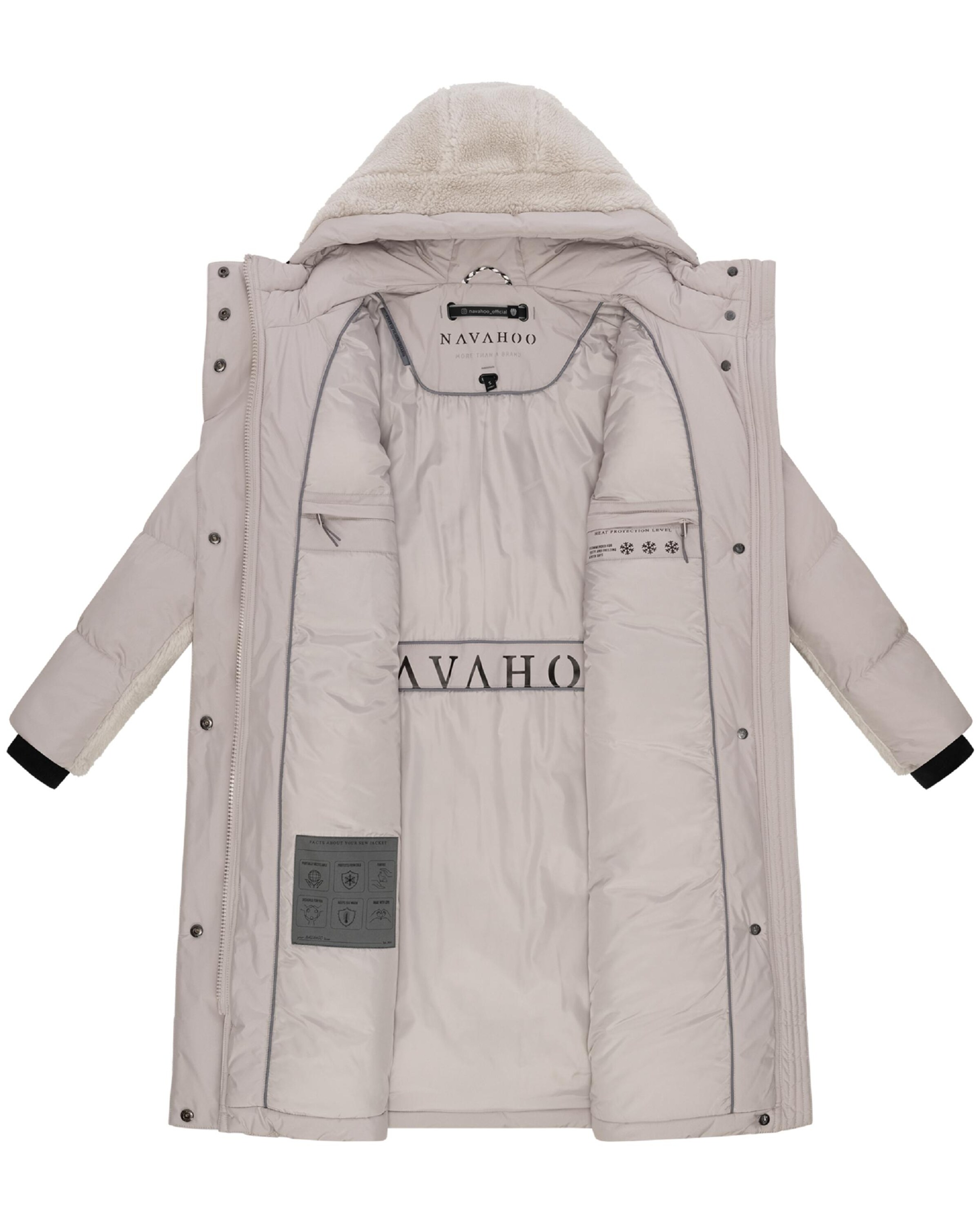 Palton de iarnă de la NAVAHOO pe gri