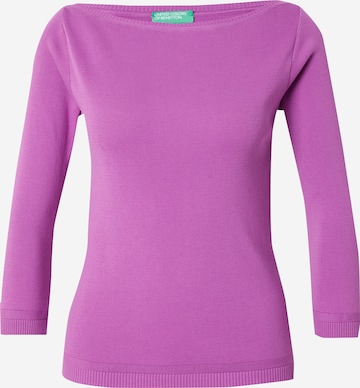 Pullover di UNITED COLORS OF BENETTON in rosa: frontale