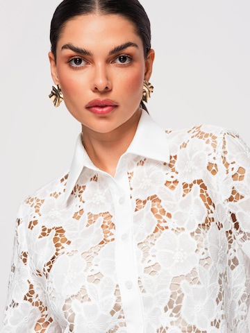 Camicia da donna di Ombre in bianco