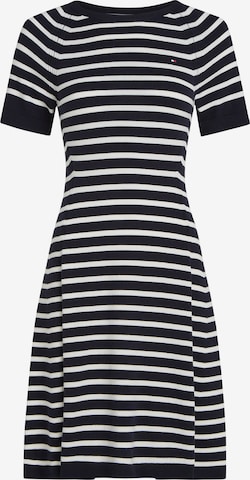 TOMMY HILFIGER Strickkleid in Blau: Vorderseite
