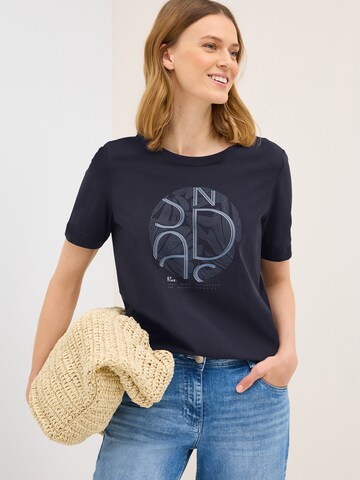CECIL T-Shirt in Blau: Vorderseite