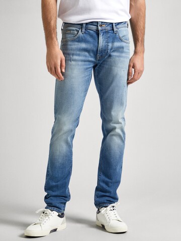 Pepe Jeans Tapered Jeans in Blue: front