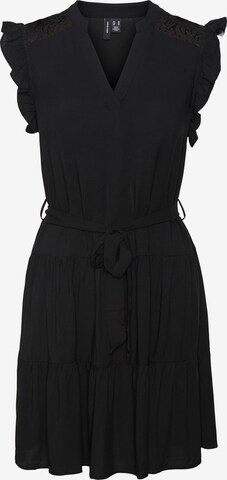 VERO MODA - Vestido camisero 'ASTA' en negro: frente