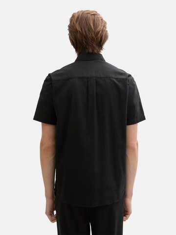 Coupe regular Chemise TOM TAILOR DENIM en noir