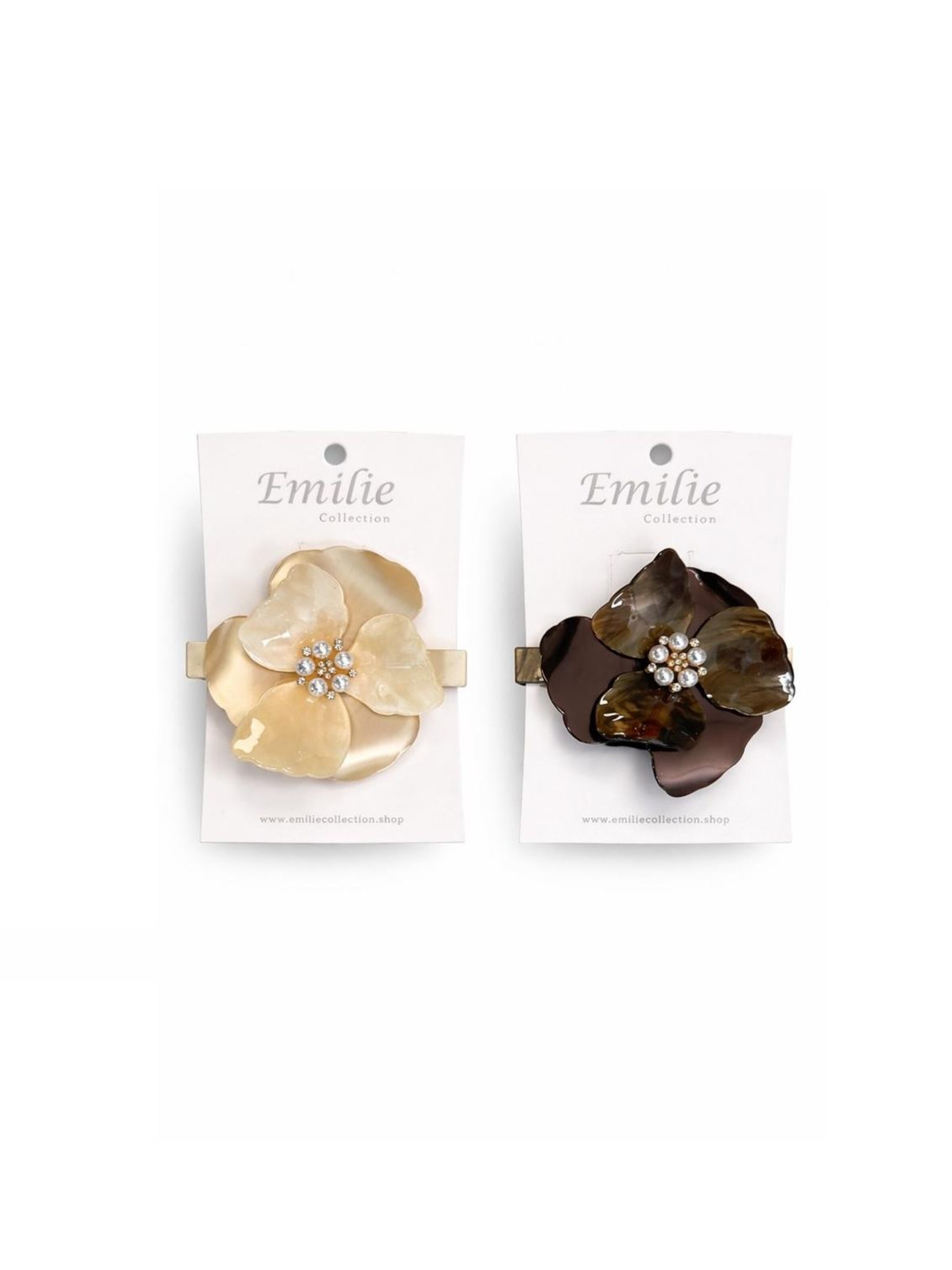 Ornamento per i capelli di Emilie collection in marrone