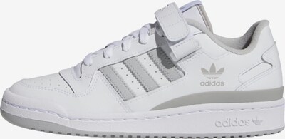 ADIDAS ORIGINALS Baskets basses 'Forum' en gris / blanc, Vue avec produit