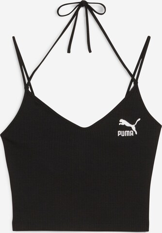 PUMA Sporttop 'Classics' in Zwart: voorkant