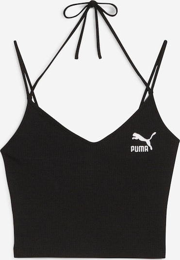 PUMA Sporttop 'Classics' in schwarz / weiß, Produktansicht