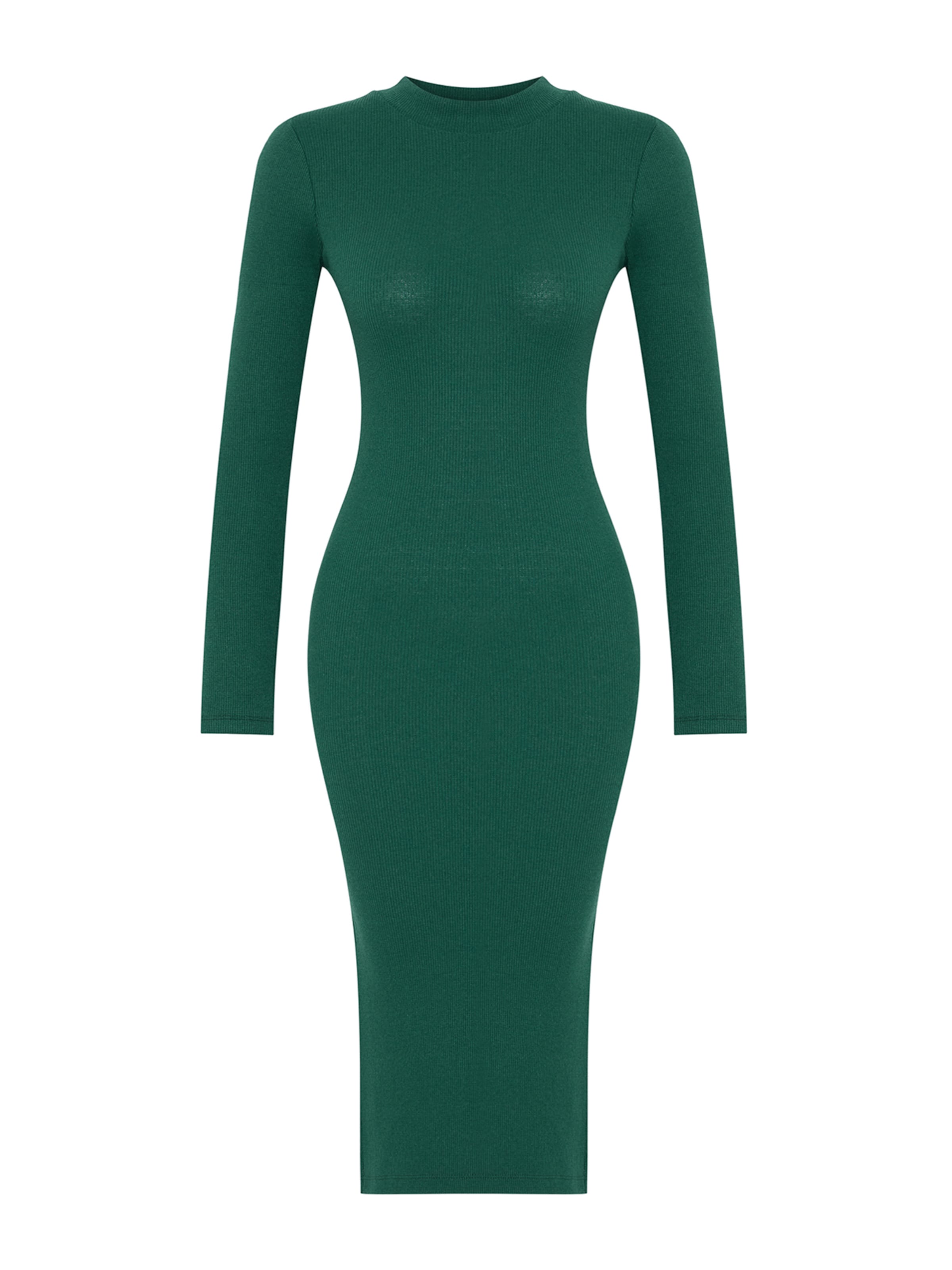 Trendyol Knit dress in Green: front