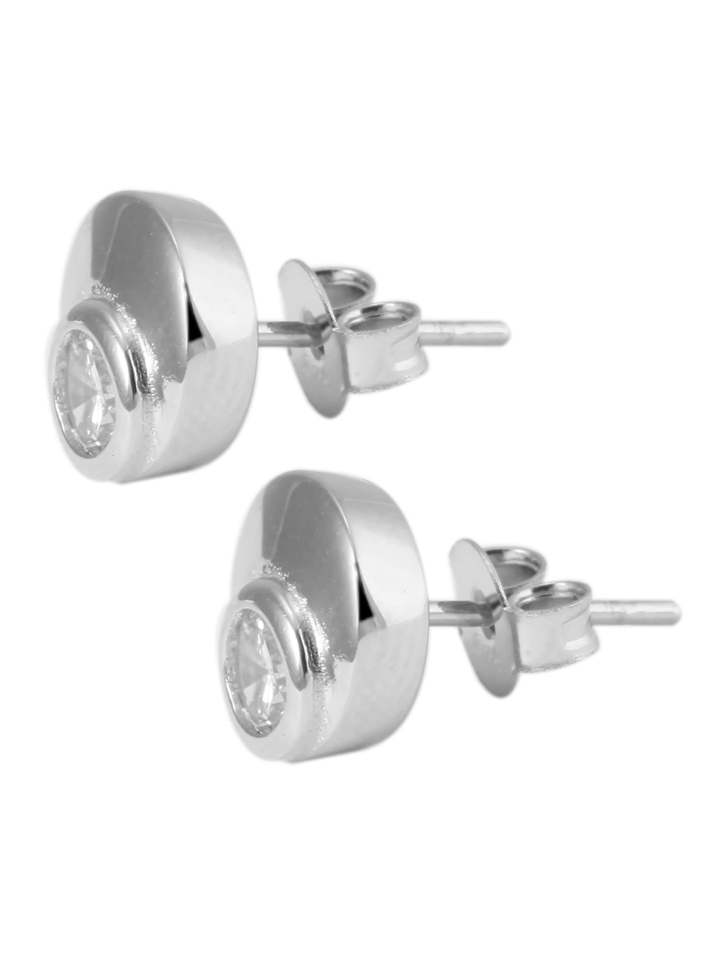 Akzent Earrings 'Kaya, 925 Sterlingsilber, langlebig' in Silver: front