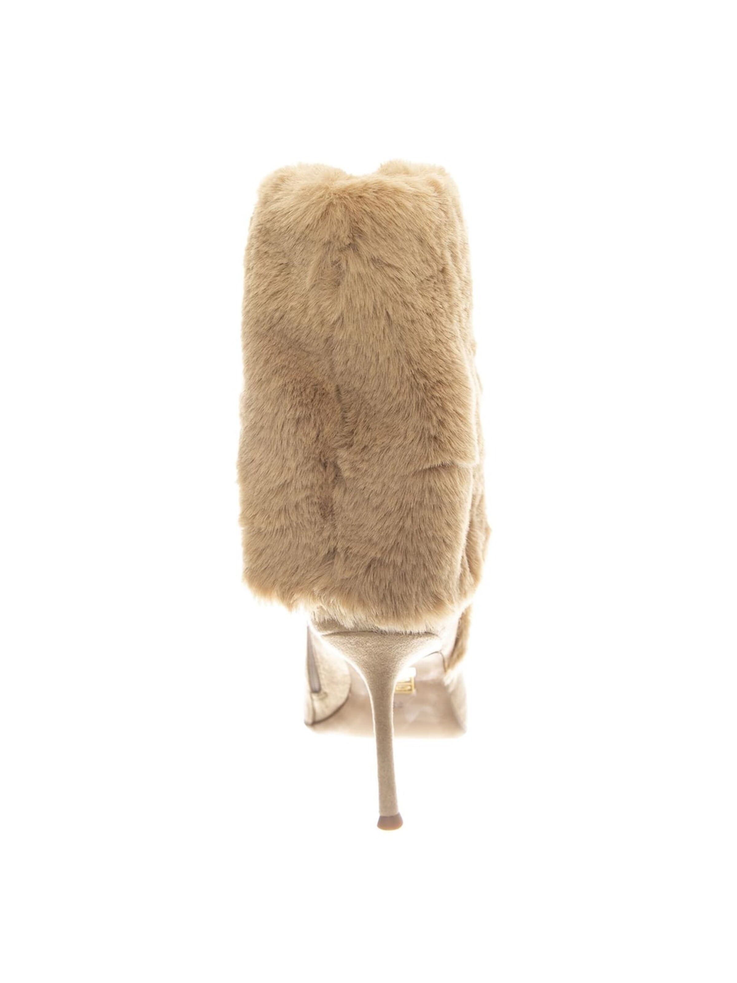 Jeffrey Campbell Kozaki 'FENNEC-F Beige Suede' w kolorze beżowy