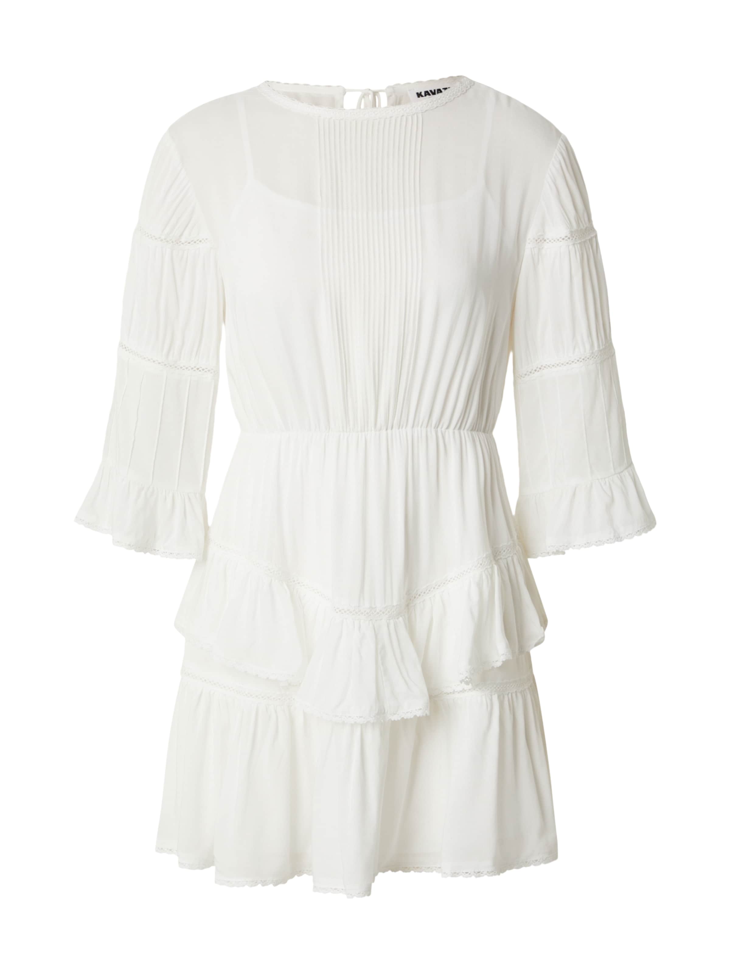 KAVAZI - Vestido em branco: frente