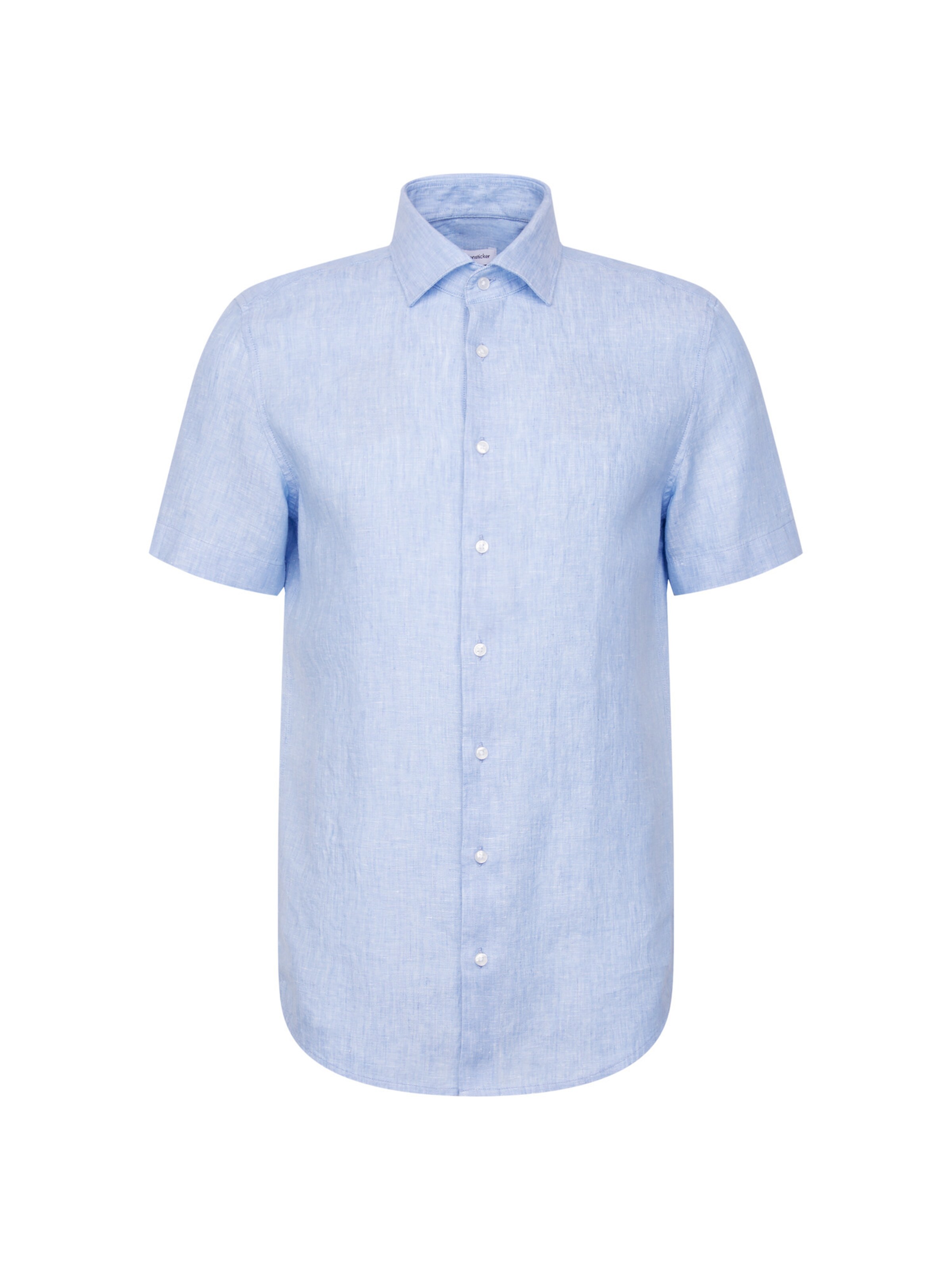 SEIDENSTICKER Slim fit Zakelijk overhemd in Blauw: voorkant