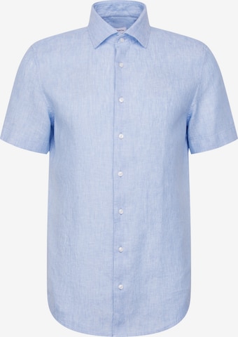 Coupe regular Chemise SEIDENSTICKER en bleu : devant