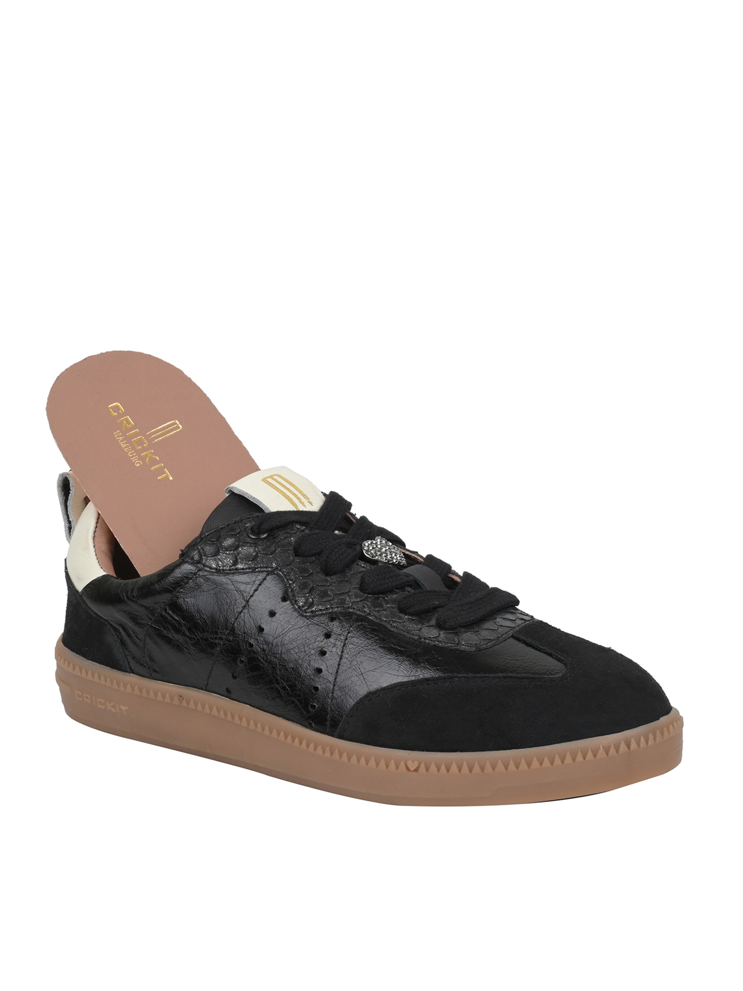Baskets basses ' RUNA ' Crickit en noir