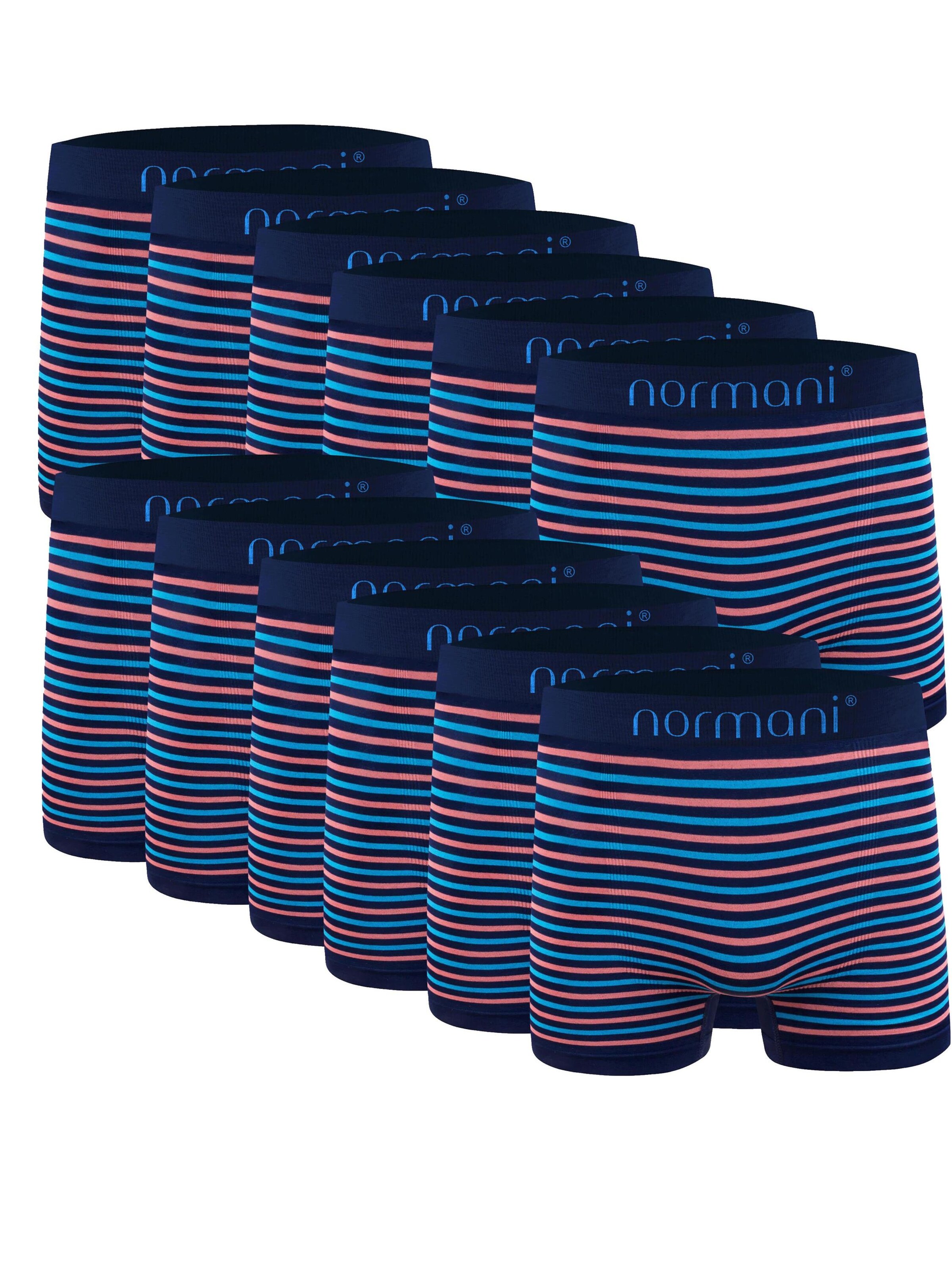 Boxers normani en bleu : devant