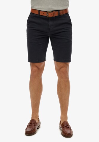 Superdry Slimfit Chino in Blauw: voorkant