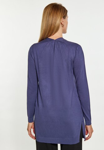 usha BLACK LABEL Knit Cardigan in Blue