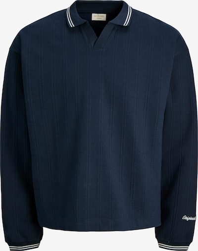 JACK & JONES Sweater majica 'JORNiagara' u noćno plava / bijela, Pregled proizvoda