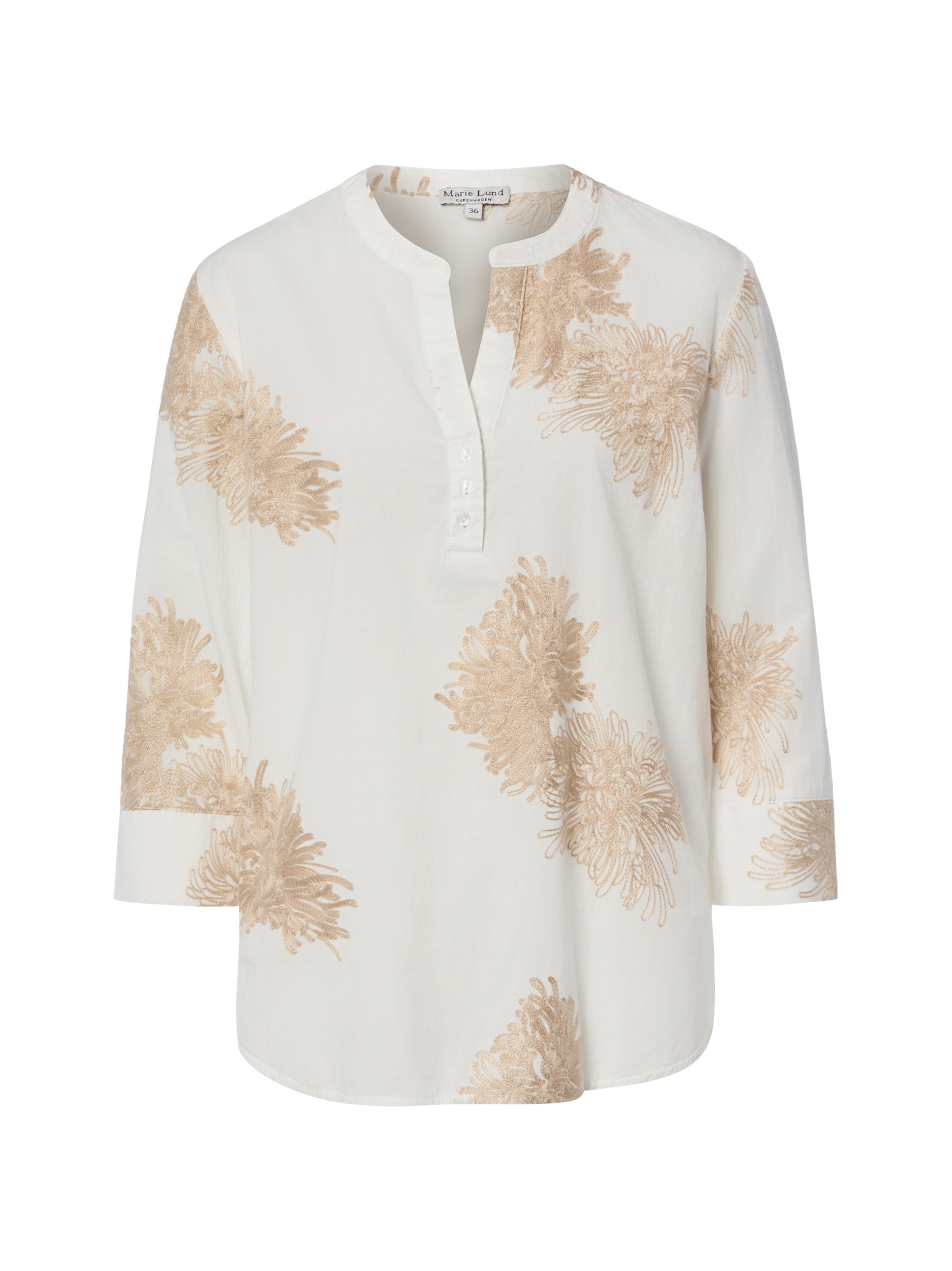 Marie Lund Blouse in Beige: front