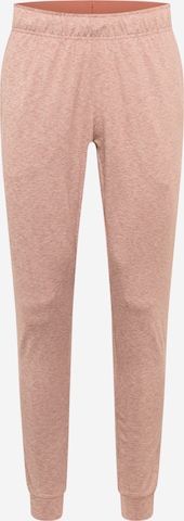 Effilé Pantalon de sport NIKE en rose : devant