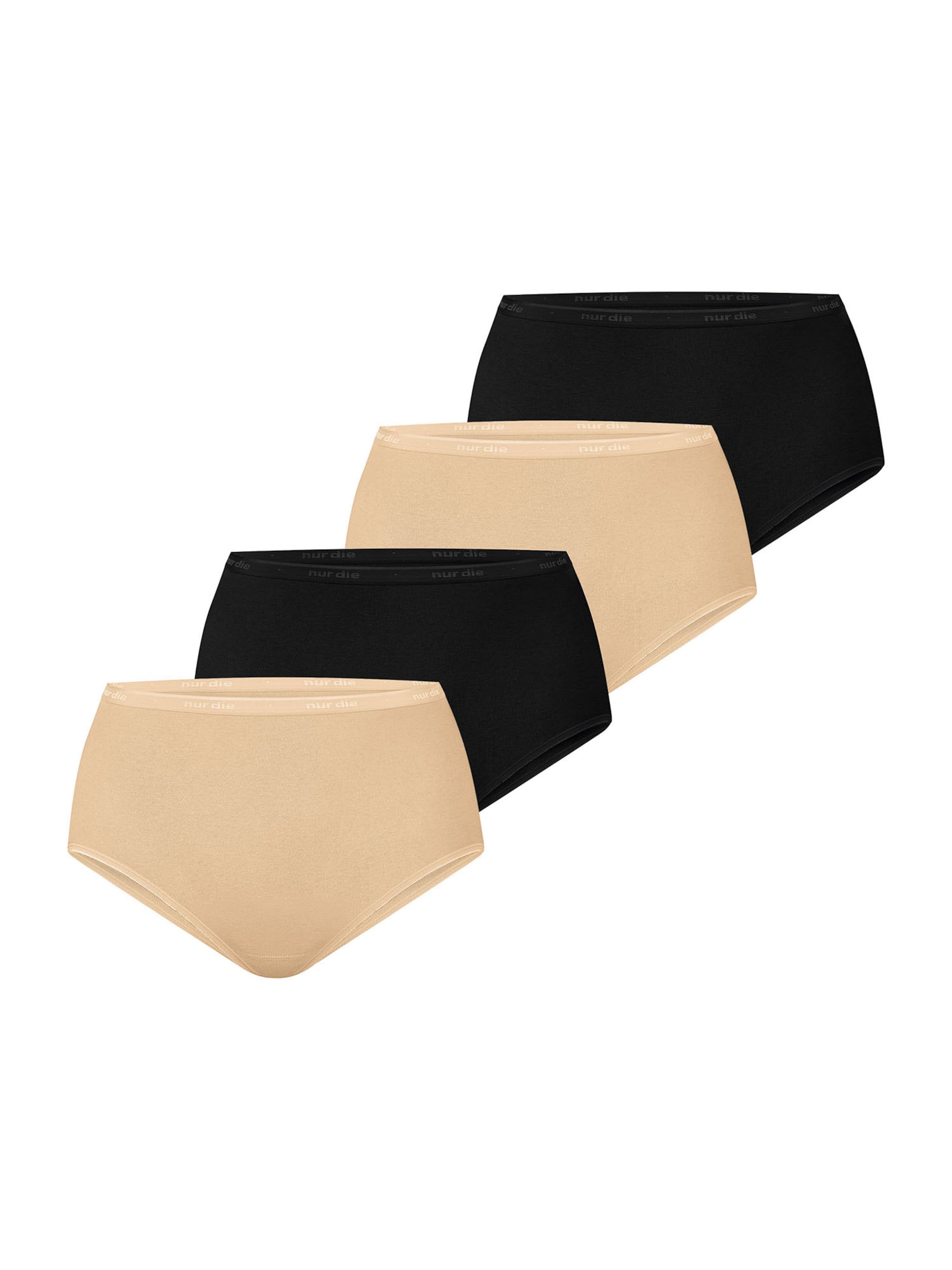 Slip ' Bio-Baumwolle ' Nur Die en beige : devant