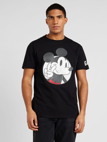 GAP T-shirt 'MICKEY' i svart: framsida