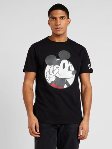 T-Shirt 'MICKEY' GAP en noir : devant