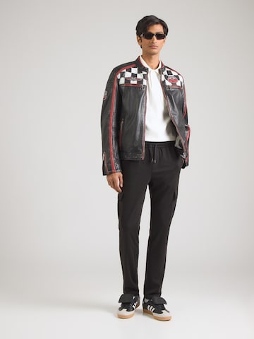 INDICODE JEANS regular Cargobukser 'Nello' i sort