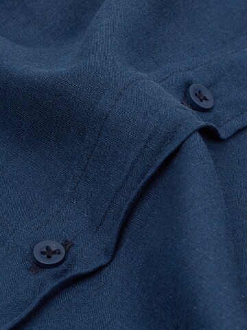 INTIMISSIMI Regular Fit Hemd in Blau
