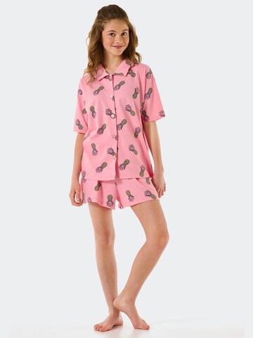 SCHIESSER Pajamas ' Original Classics ' in Pink: front